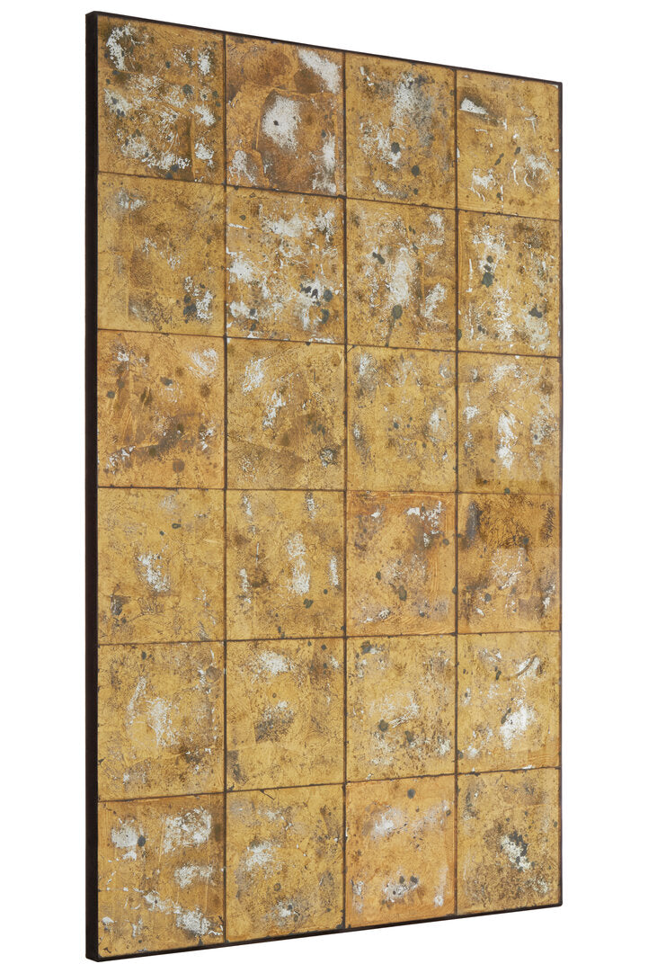 Neckle Antique Gold Tile Mirror