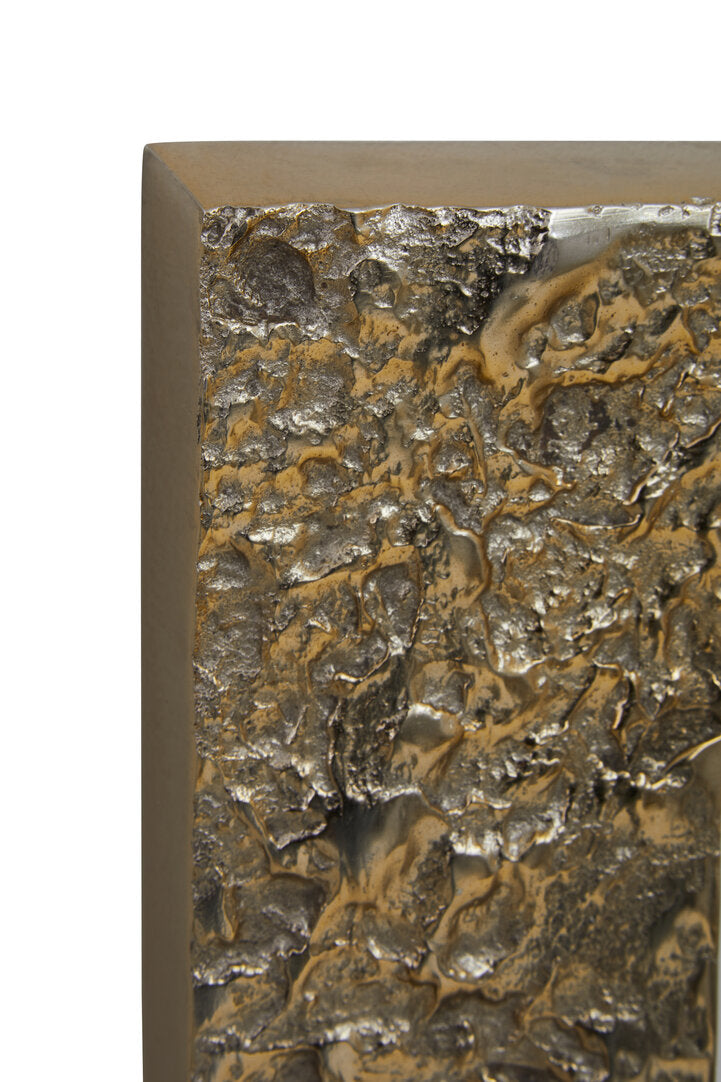 Wailea Textured Gold Finish Mirror