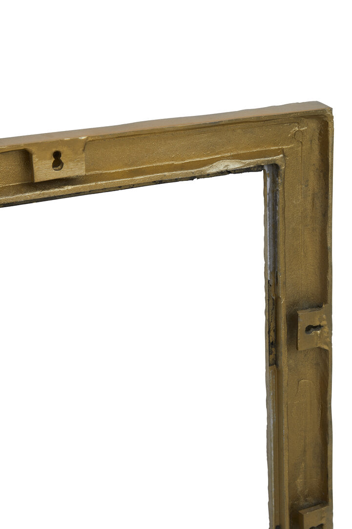 Wailea Textured Gold Finish Mirror