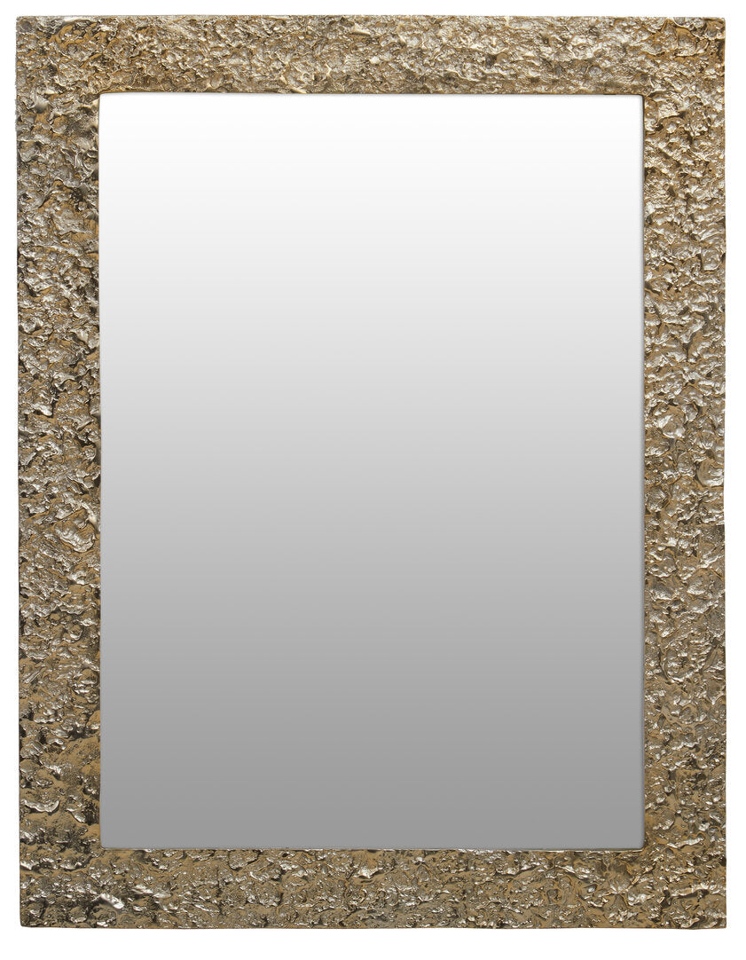 Wailea Textured Gold Finish Mirror