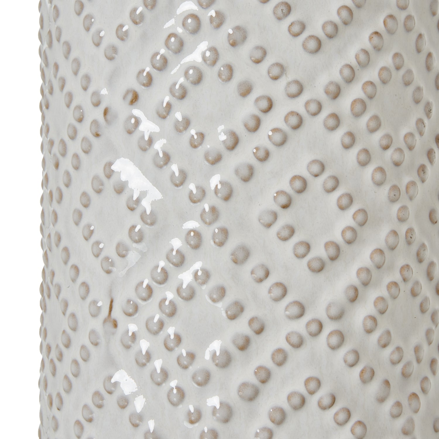 Novae Ceramic Lamp With Linen Shade