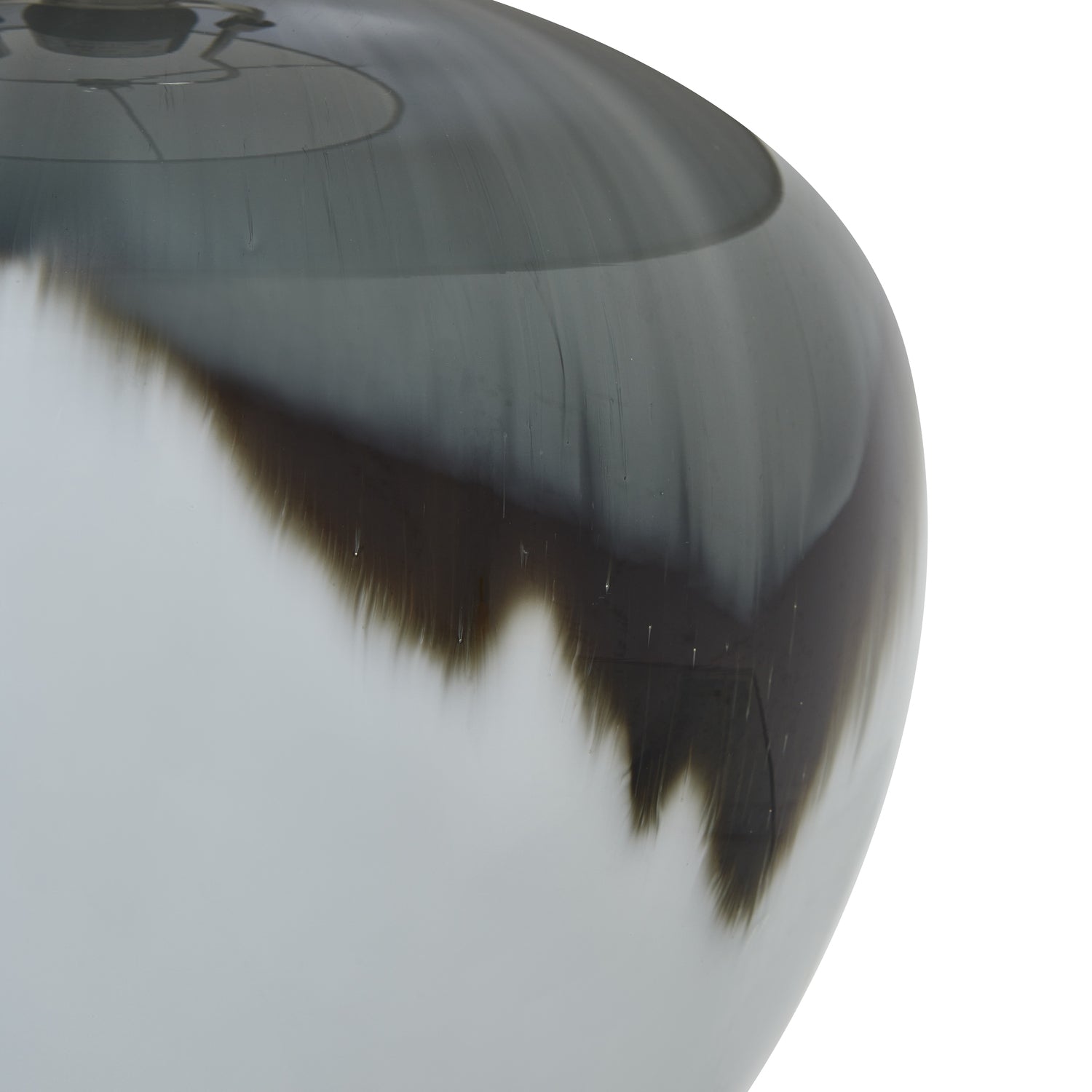 Aurelia Grey Glass Table Lamp