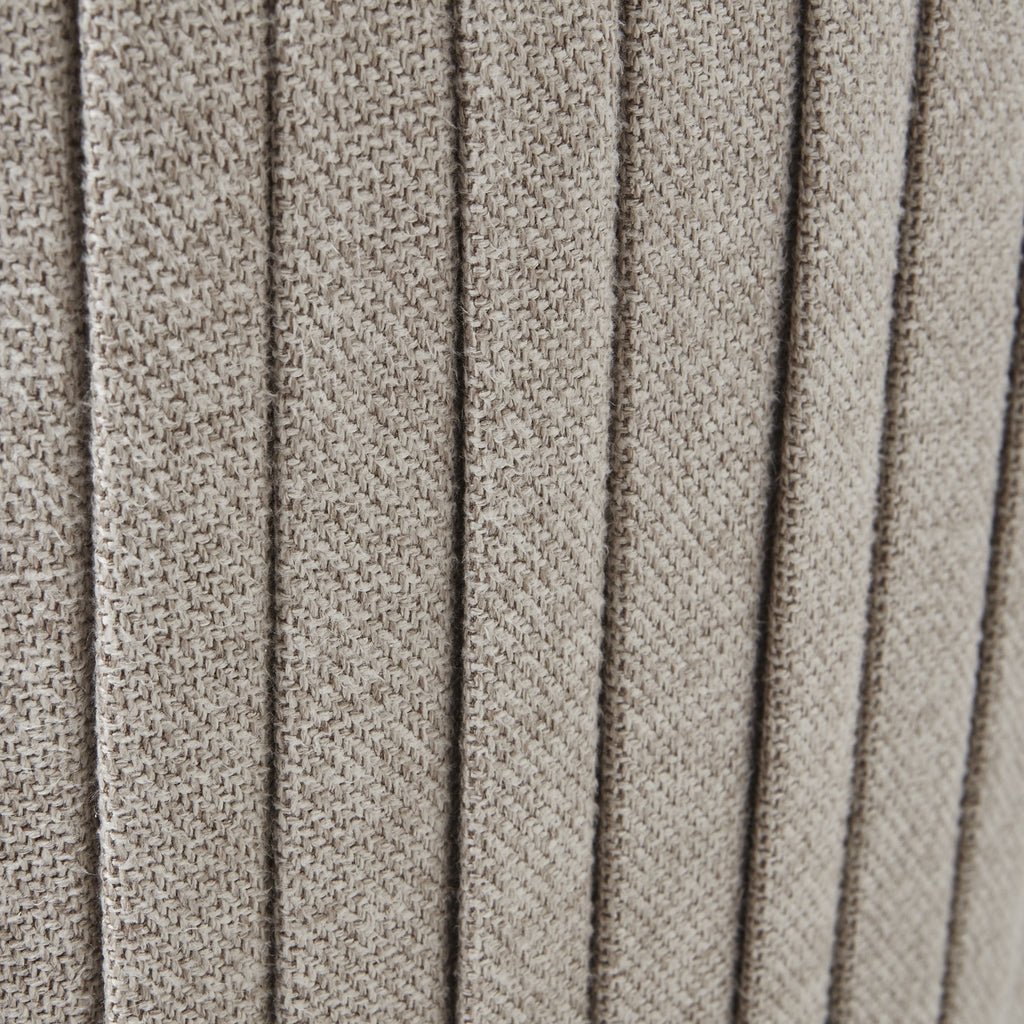 Ember Swivel Ottoman In Oatmeal Twill