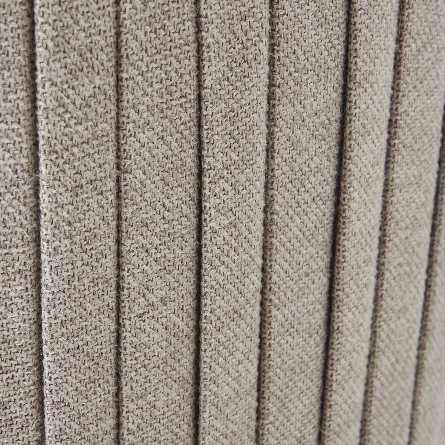 Ember Swivel Ottoman In Oatmeal Twill