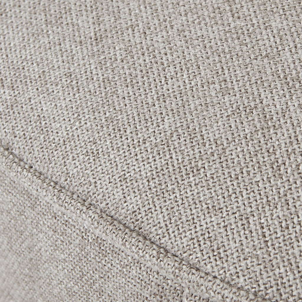 Ember Swivel Ottoman In Oatmeal Twill