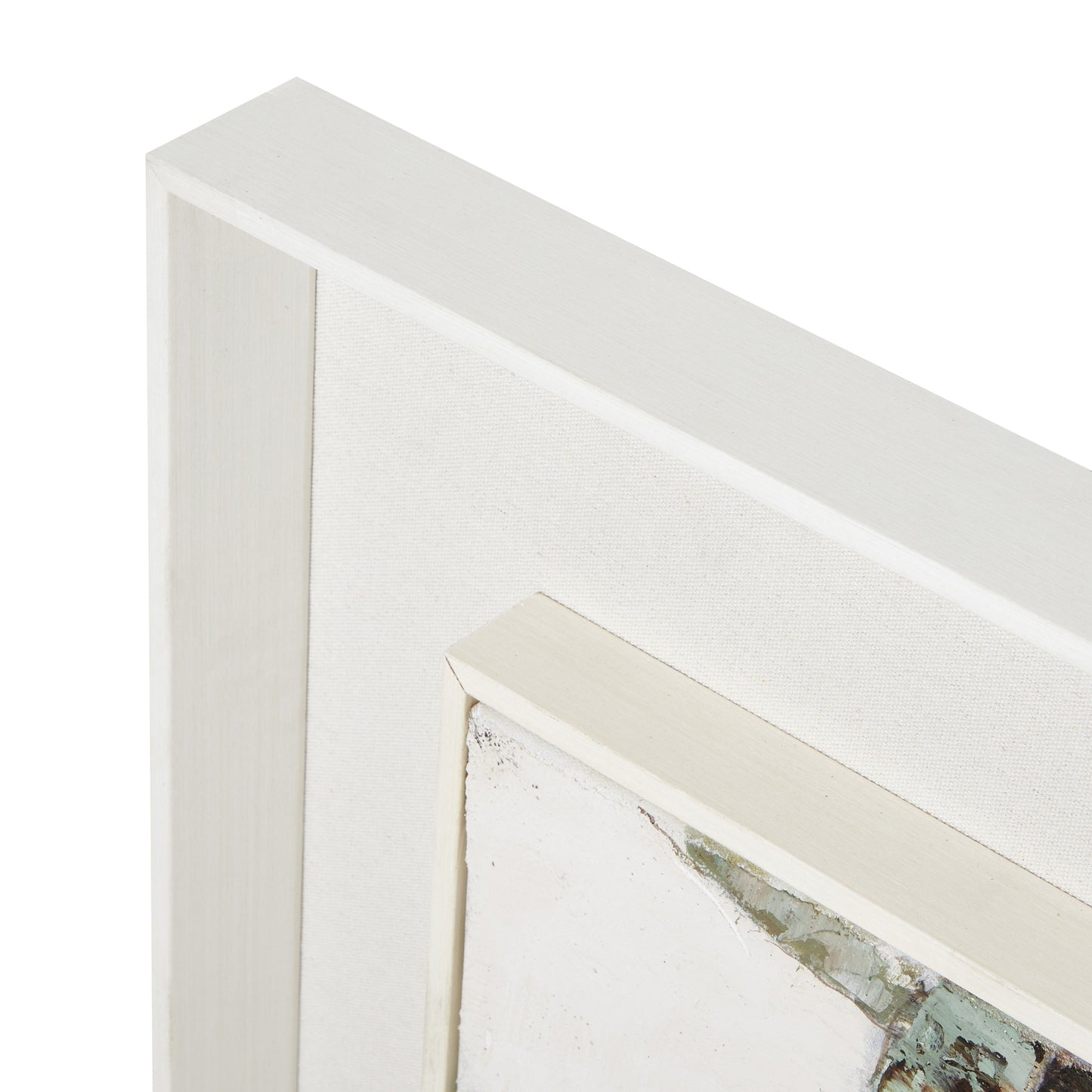 Newport Leaf Framed Painting On Canvas I