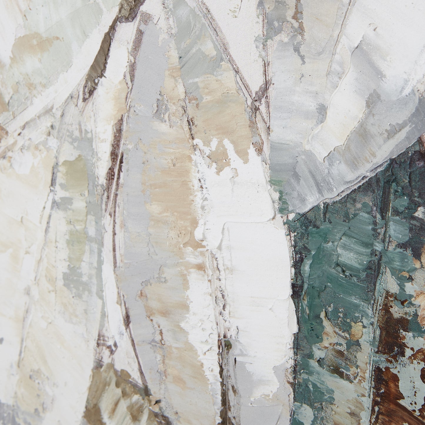 Newport Leaf Framed Painting On Canvas II