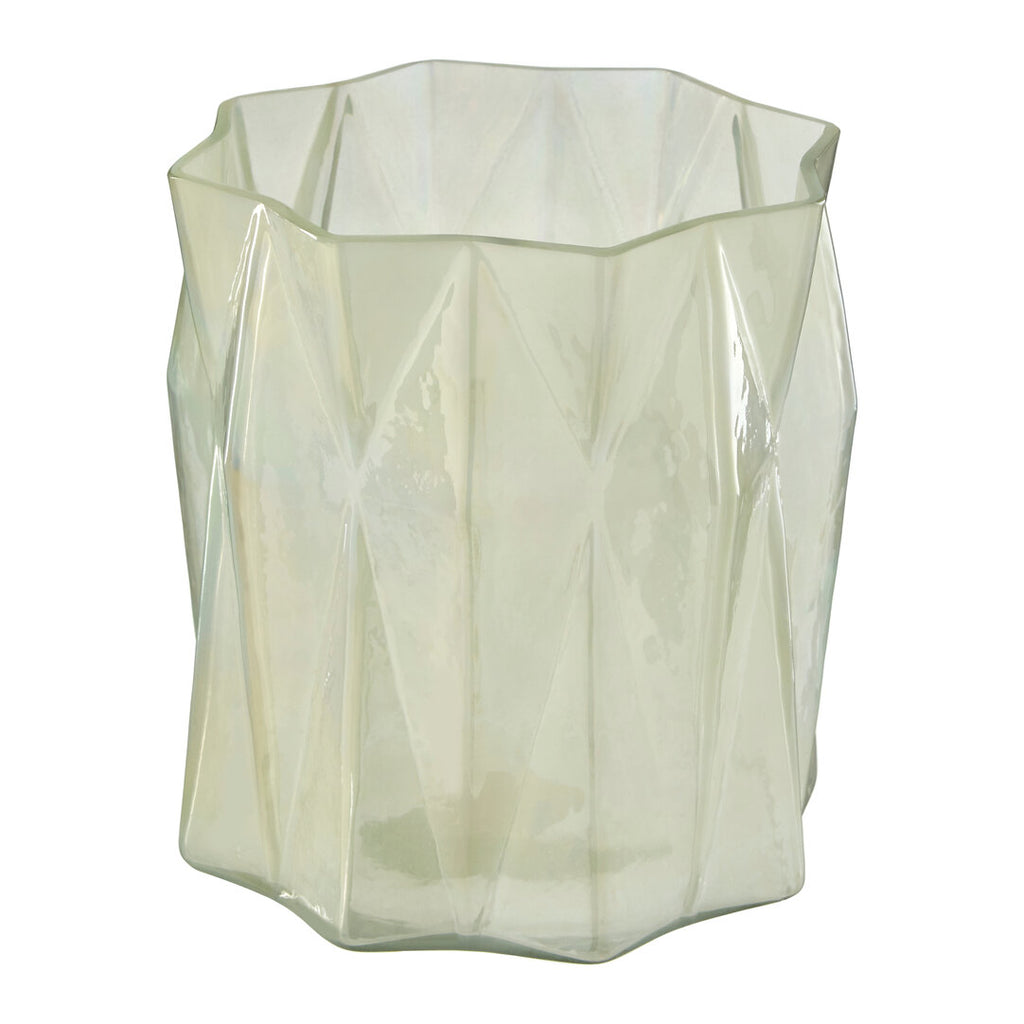 Celeste Irridescent Glass Candle Holder - Small