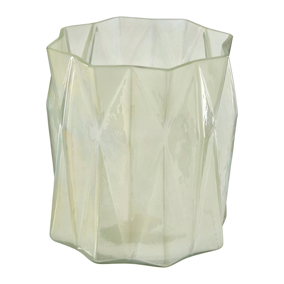 Celeste Irridescent Glass Candle Holder - Small
