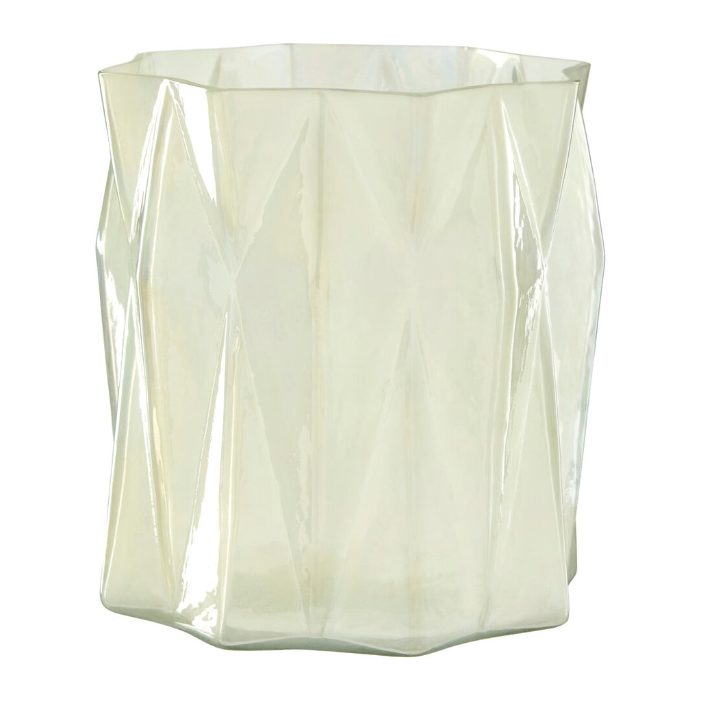 Celeste Irridescent Glass Candle Holder - Small