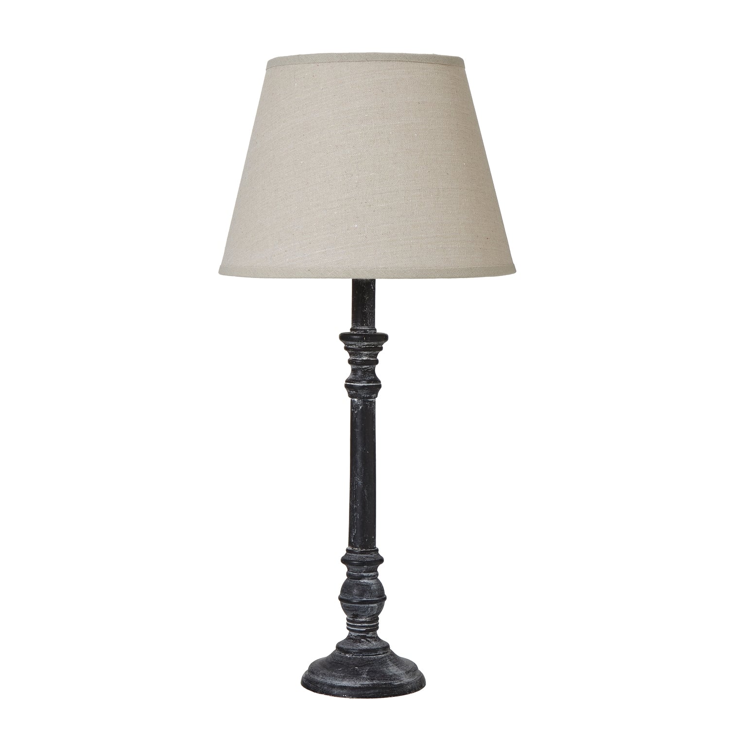 Isola Stem Table Lamp With Linen Shade