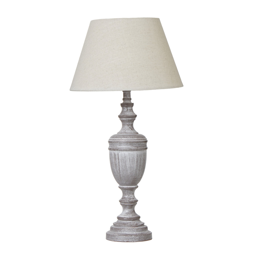Brianna Urn Table Lamp With Linen Shade