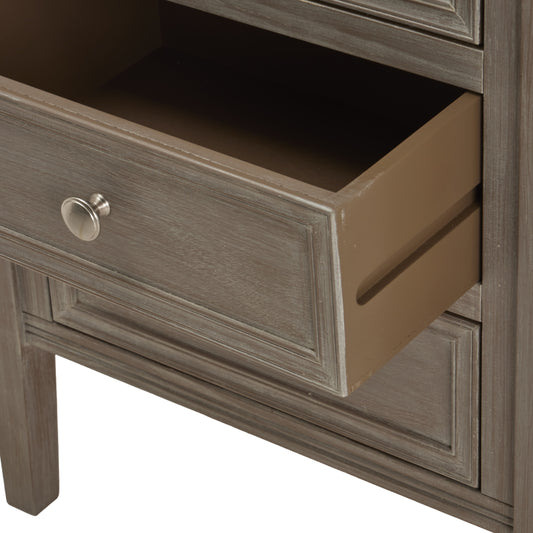 Mercer Three Drawer Bedside Table