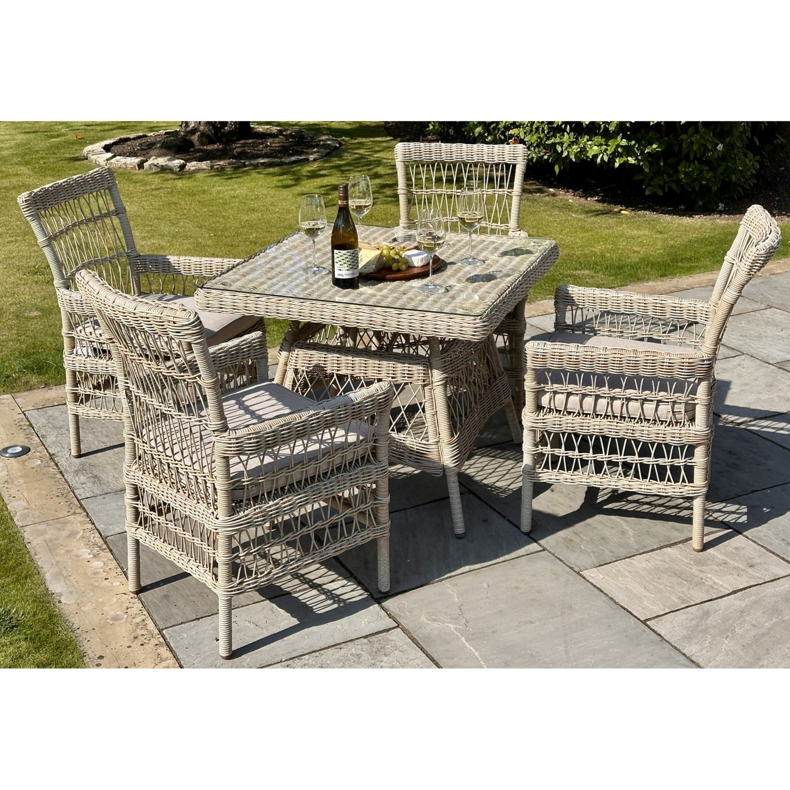Portland Outdoor 4 Seater Dining Set