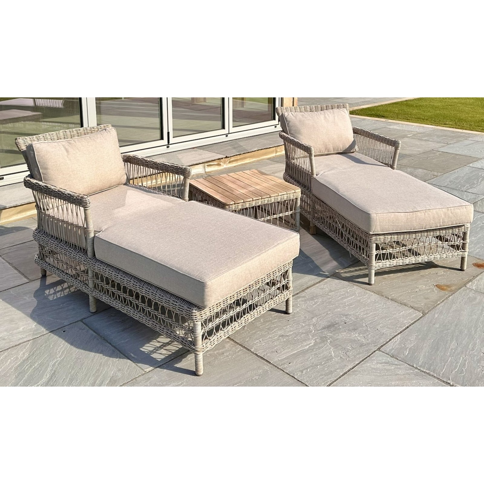 Portland Outdoor Sun Lounger Set