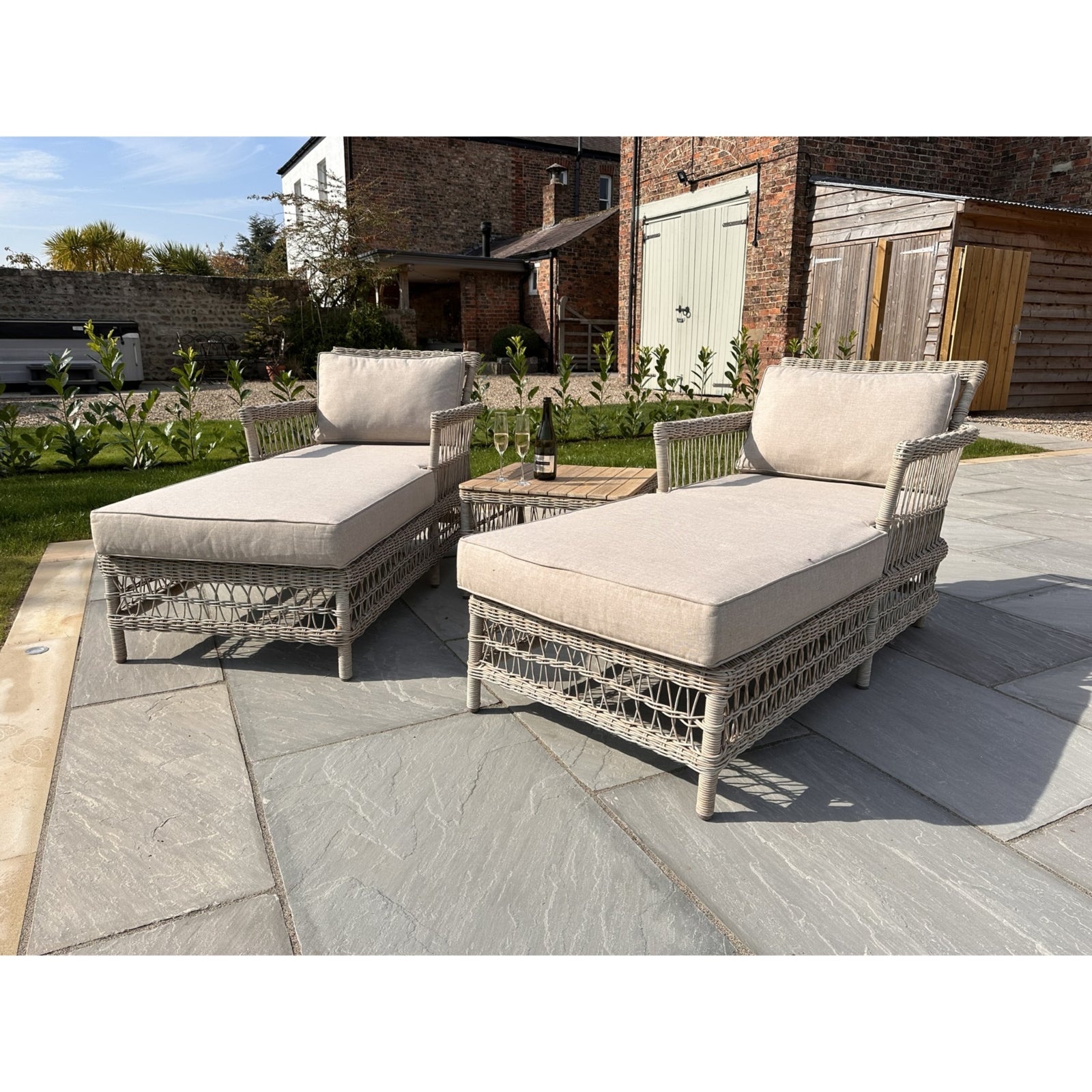 Portland Outdoor Sun Lounger Set
