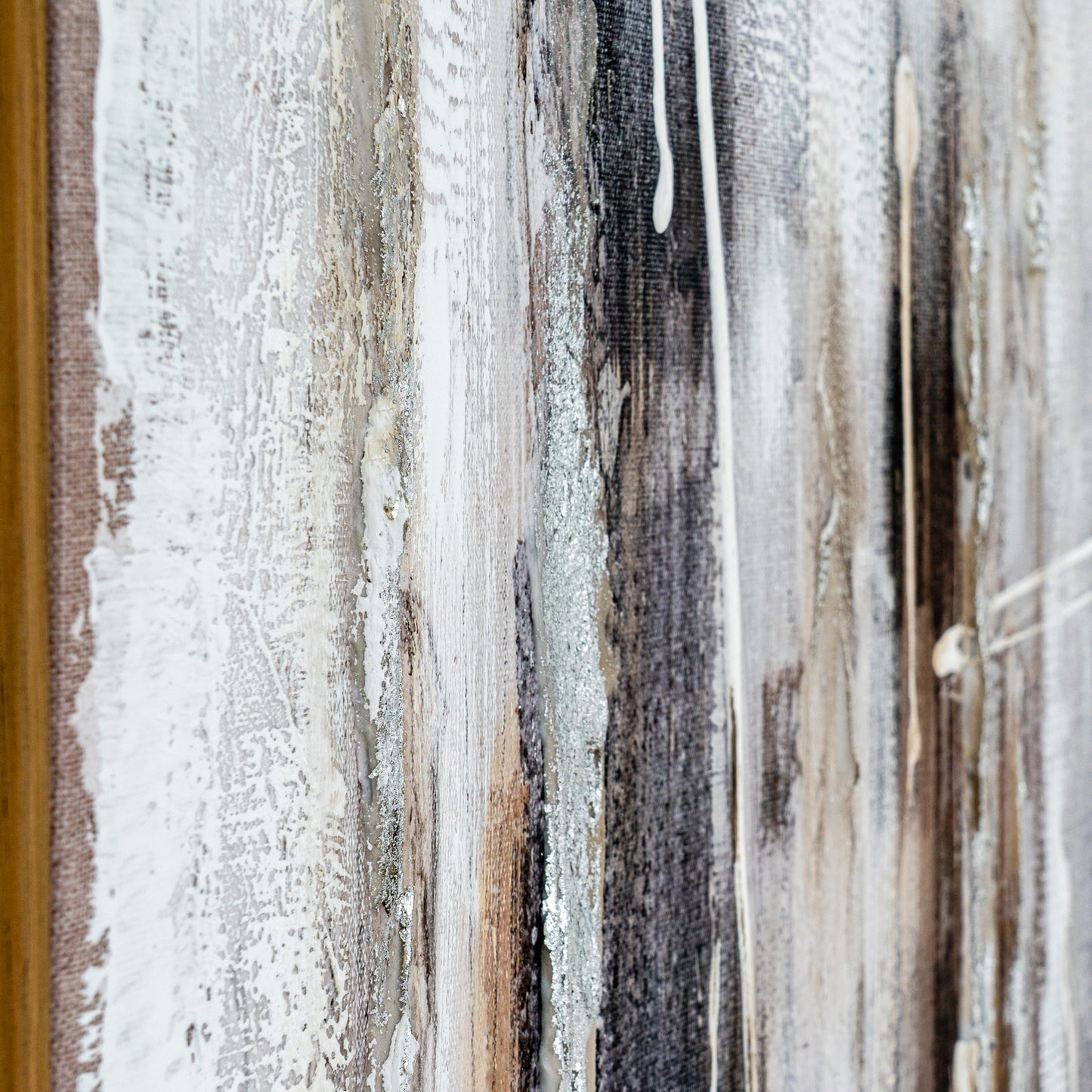 Beaumont Hand Painted Canvas In Frame