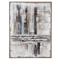 Beaumont Hand Painted Canvas In Frame
