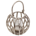Milly Silver Finish Lantern - Small