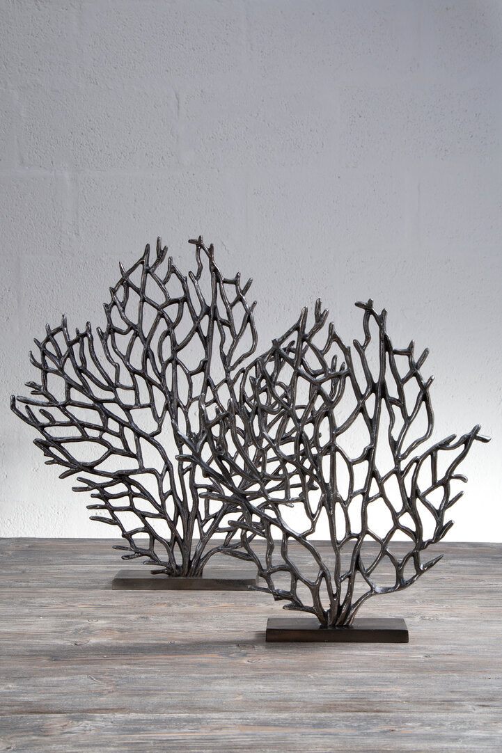 Clarke Coral Sculpture - Small - Black Nickel
