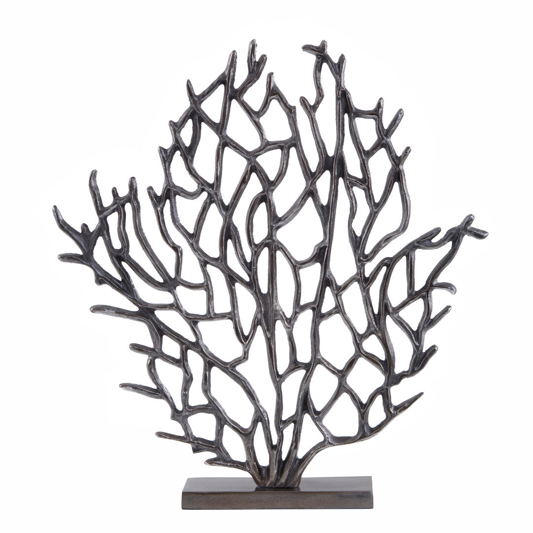 Clarke Coral Sculpture - Small - Black Nickel