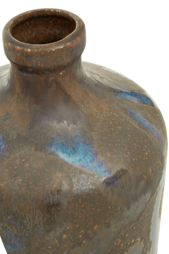 Noa Brown Bottle Vase
