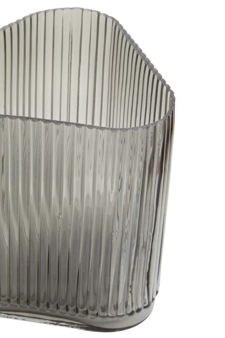 Ritual Grey Glass Vase - Large