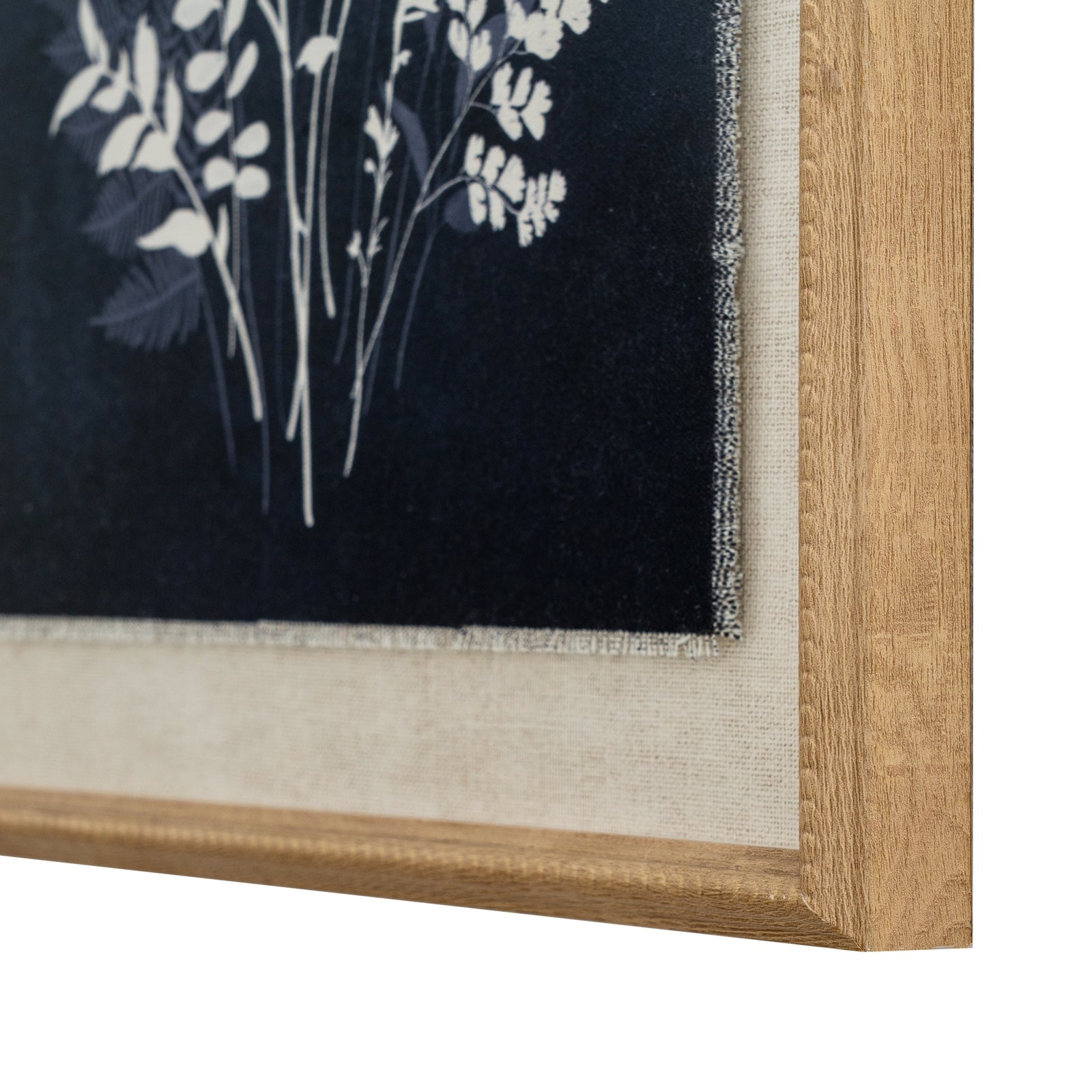 Reva Grove On Linen In Beaded Frame