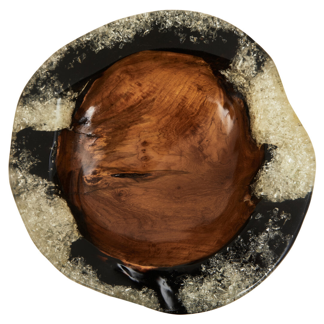 Playa Teak and Resin Bowl