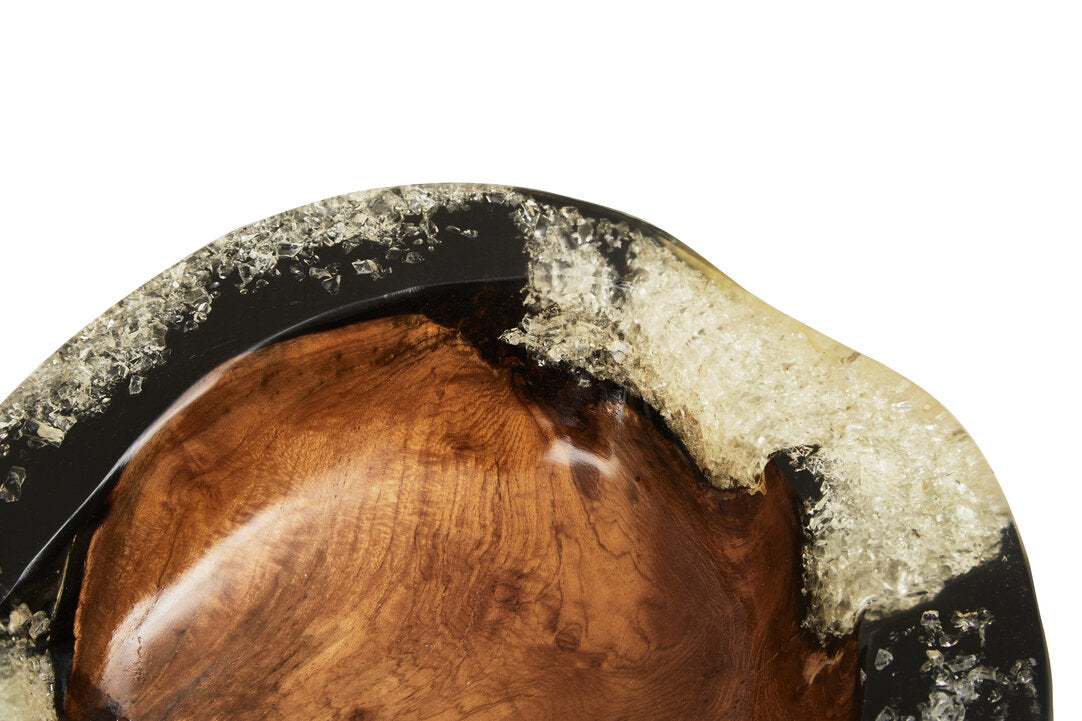 Playa Teak and Resin Bowl