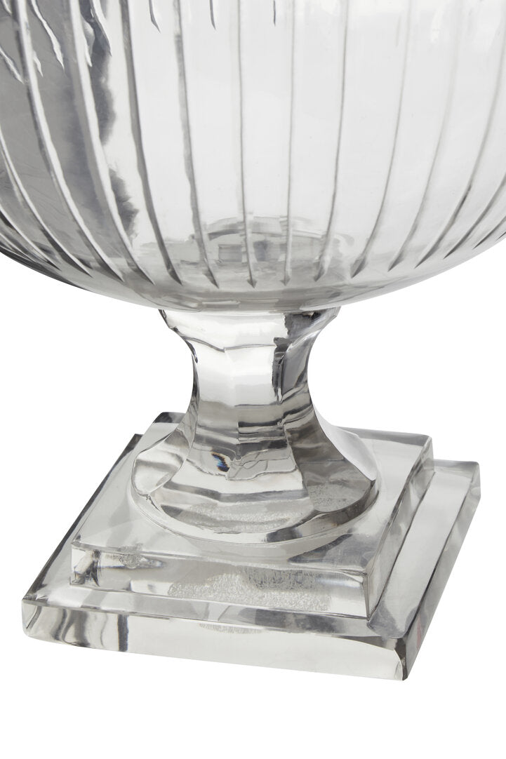 Sable Glass Hurricane Candle Holder - Large