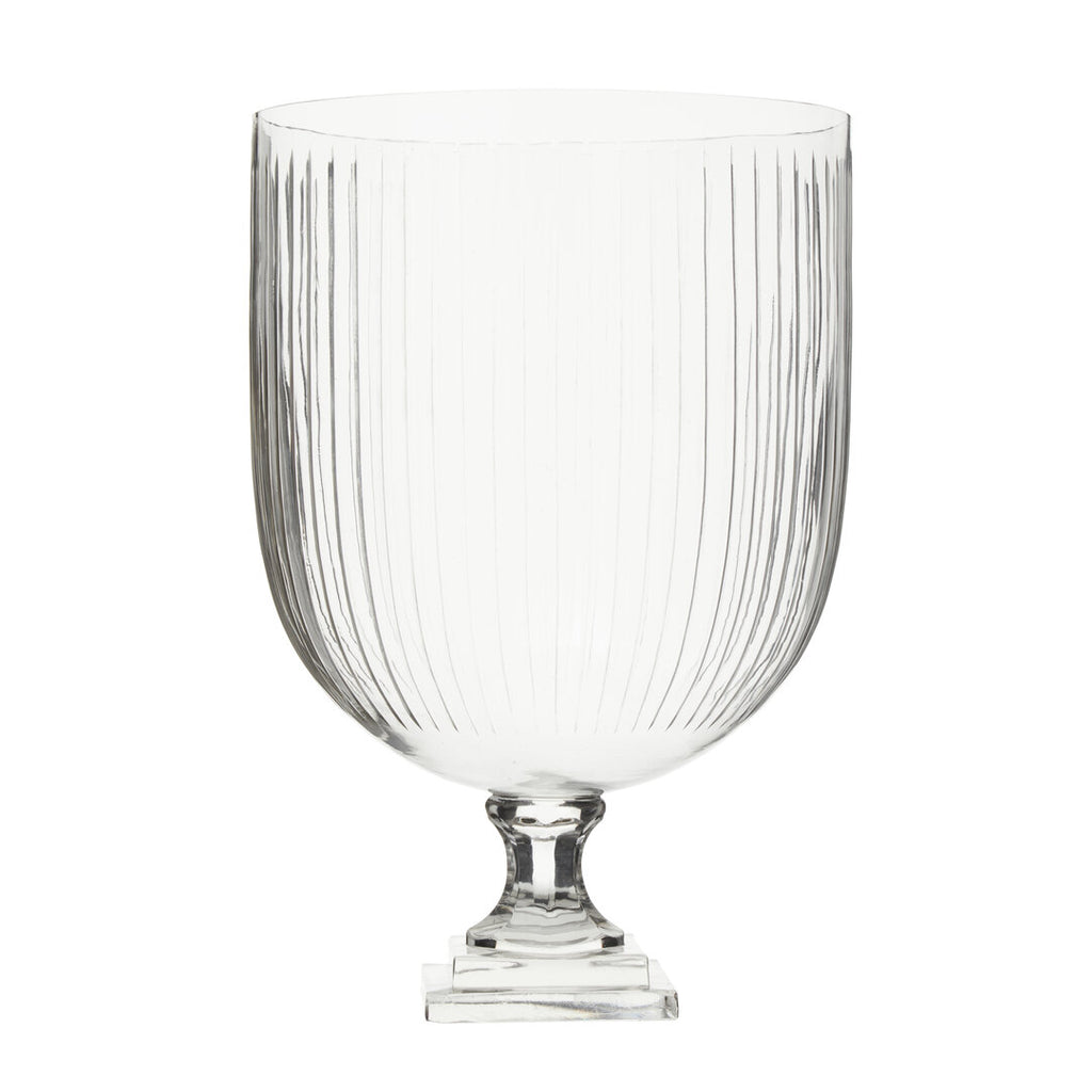 Sable Glass Hurricane Candle Holder - Large