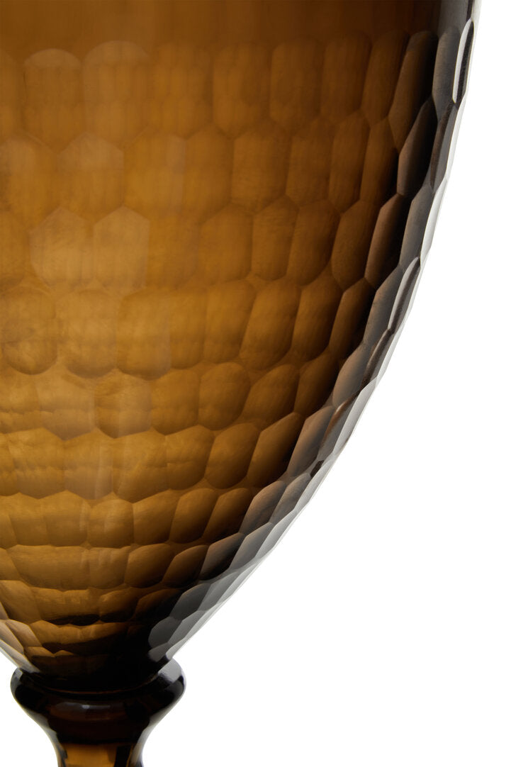 Alto Honeycomb Glass Candle Holder - Small