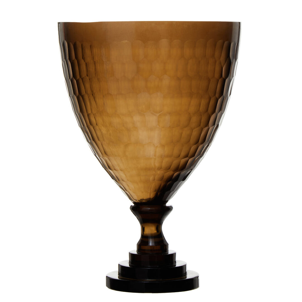 Alto Honeycomb Glass Candle Holder - Small