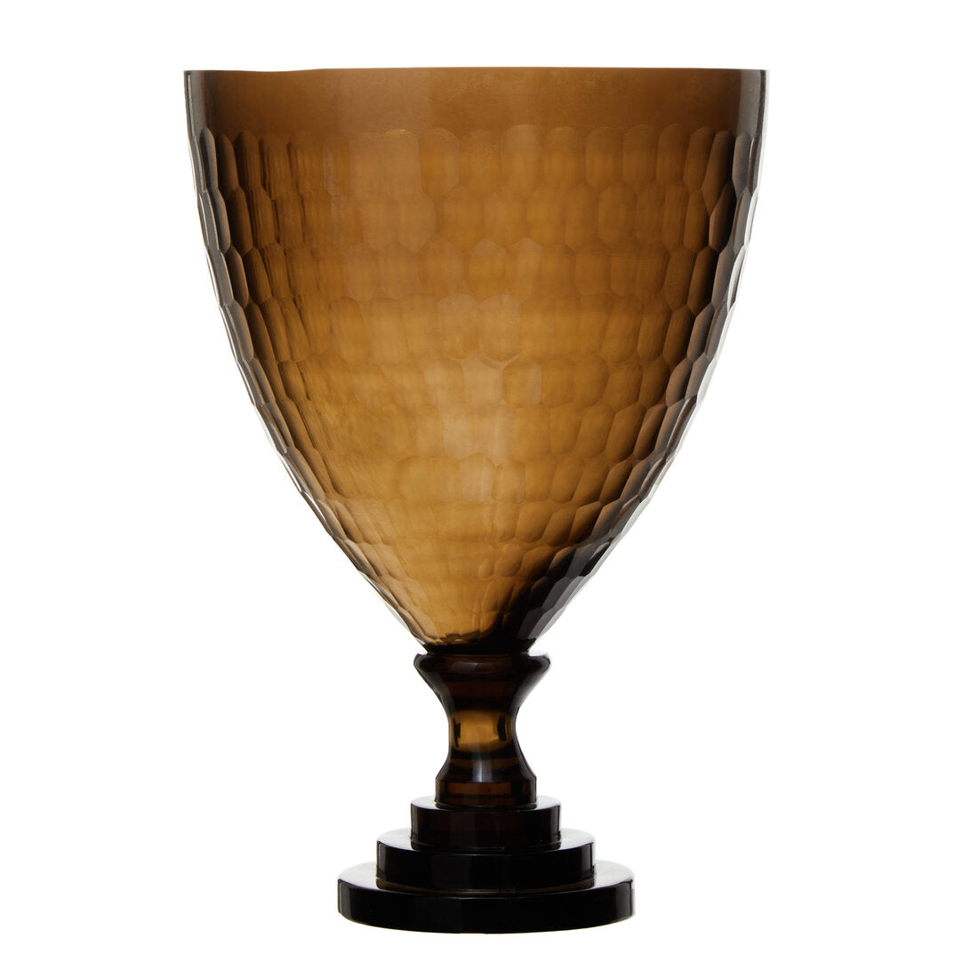 Alto Honeycomb Glass Candle Holder - Small