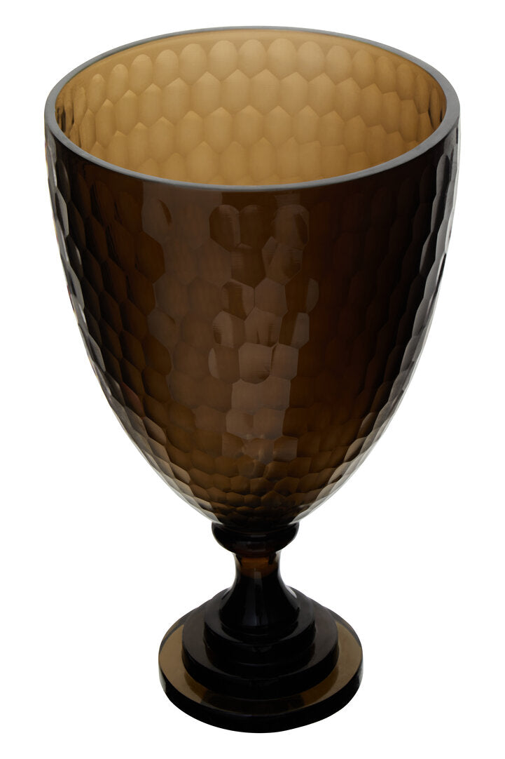 Alto Honeycomb Glass Candle Holder - Medium