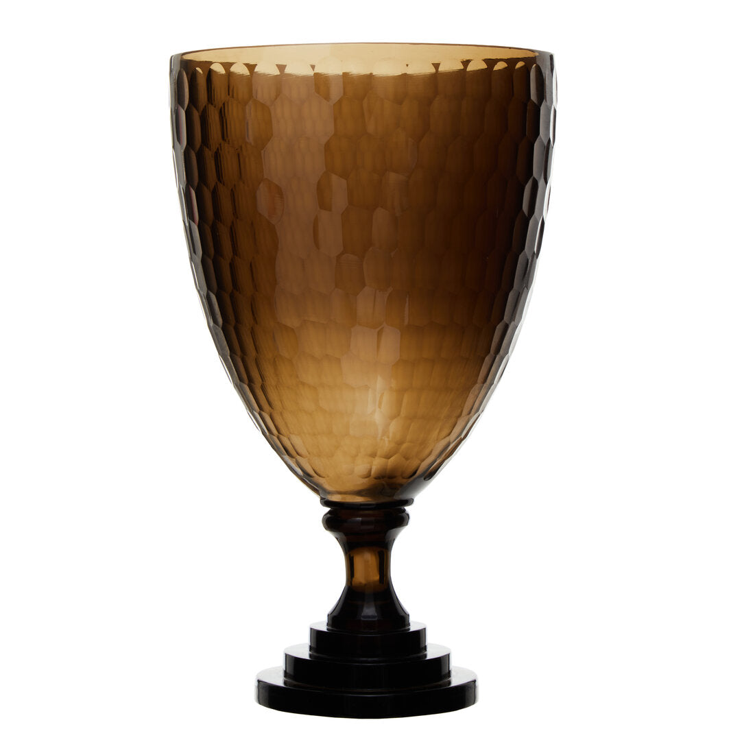 Alto Honeycomb Glass Candle Holder - Medium