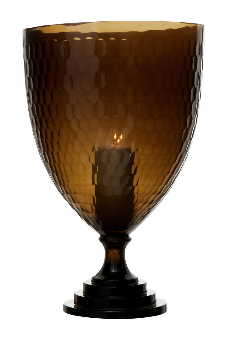 Alto Honeycomb Glass Candle Holder - Large