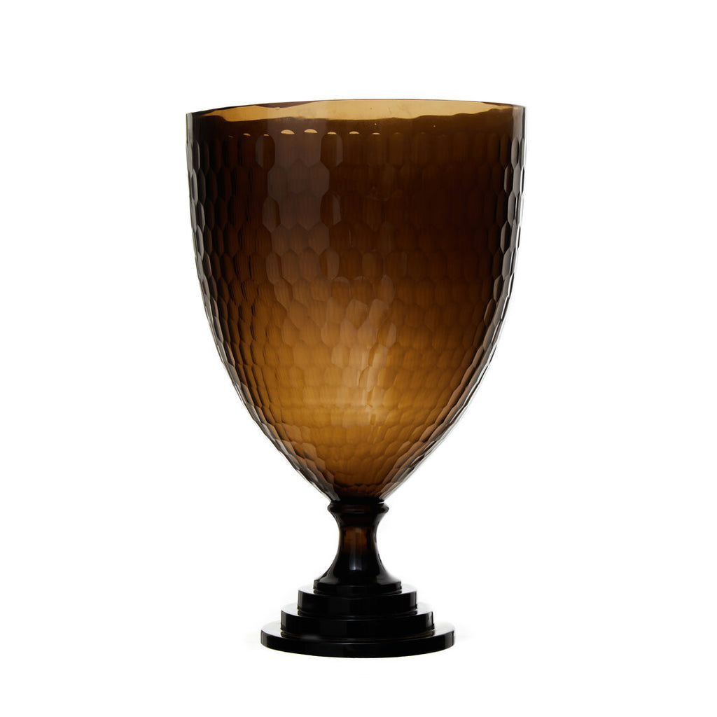 Alto Honeycomb Glass Candle Holder - Large