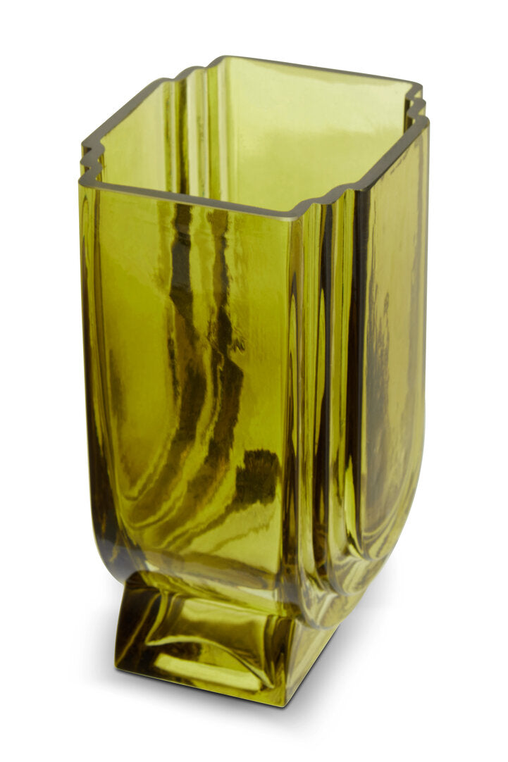 Harper Glass Vase - Small - Green