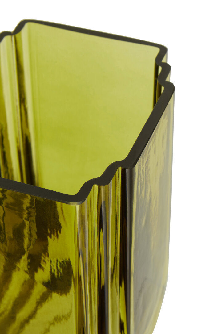 Harper Glass Vase - Small - Green