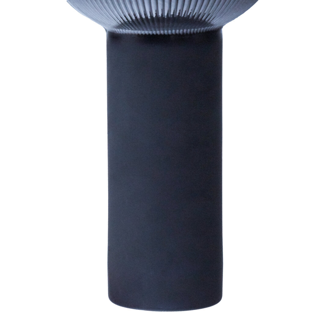 Fina Blue Glass Vase - Large