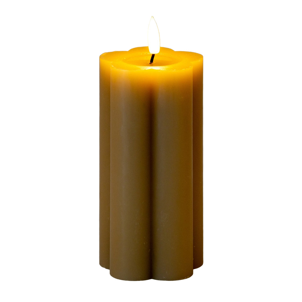 Harper Natural Glow 2.75x6 Stone LED Candle