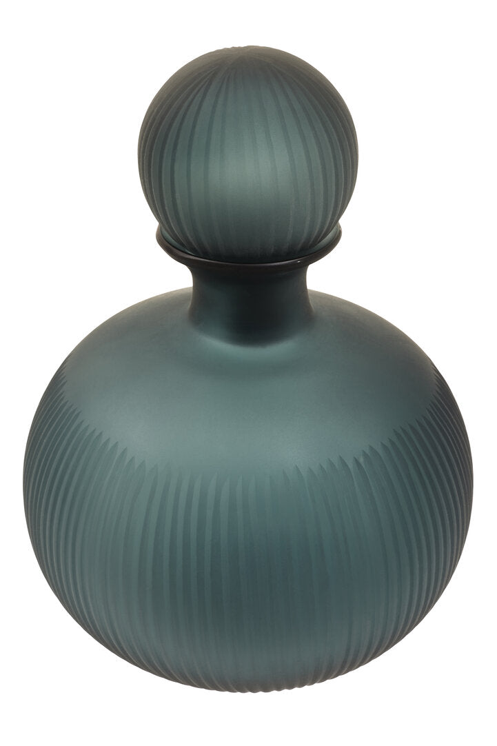 Leora Blue Bottle Vase - Small