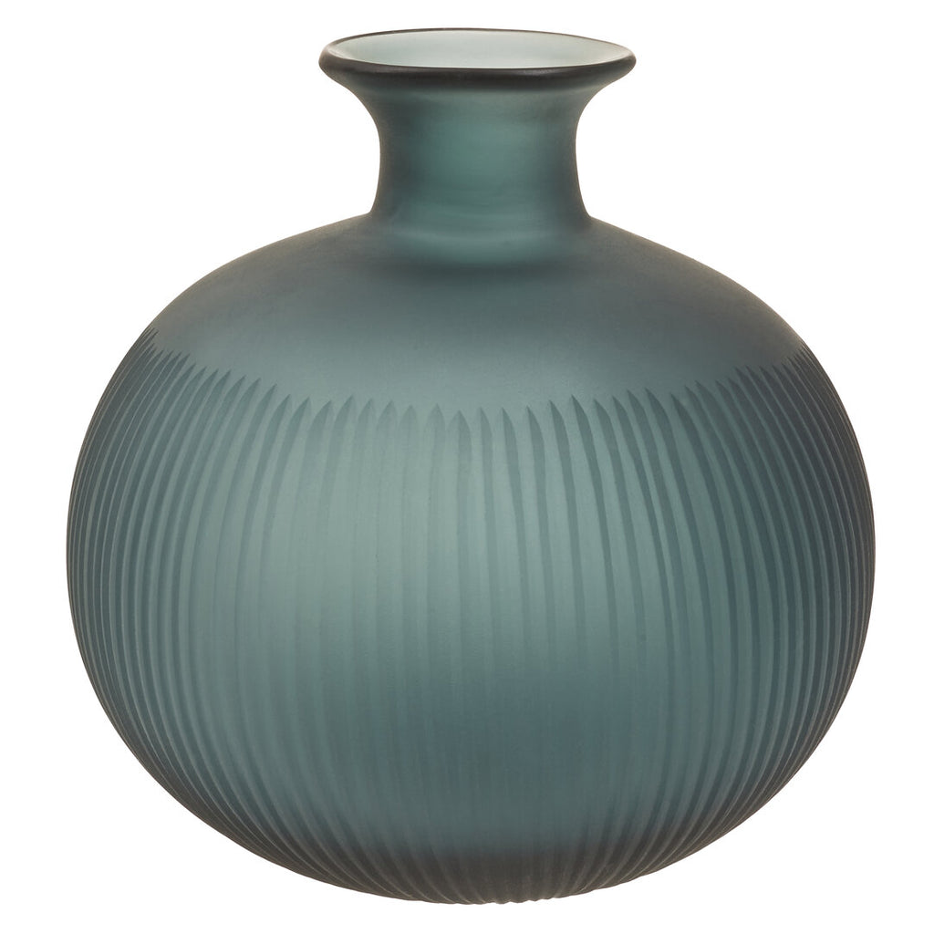 Leora Blue Bottle Vase - Small