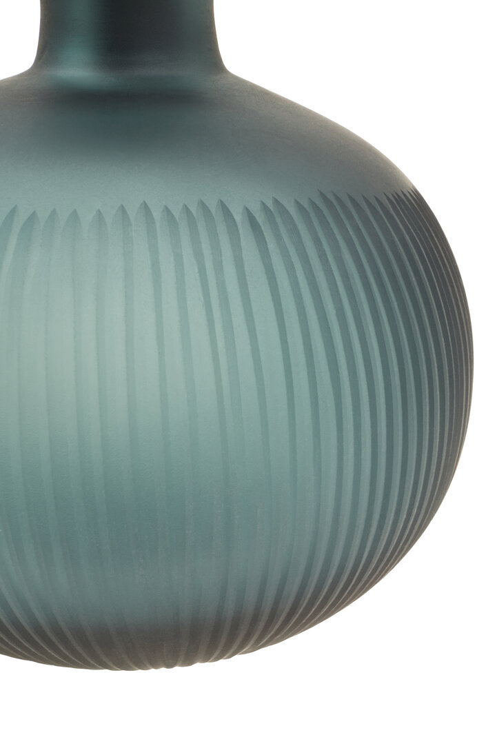 Leora Blue Bottle Vase - Small