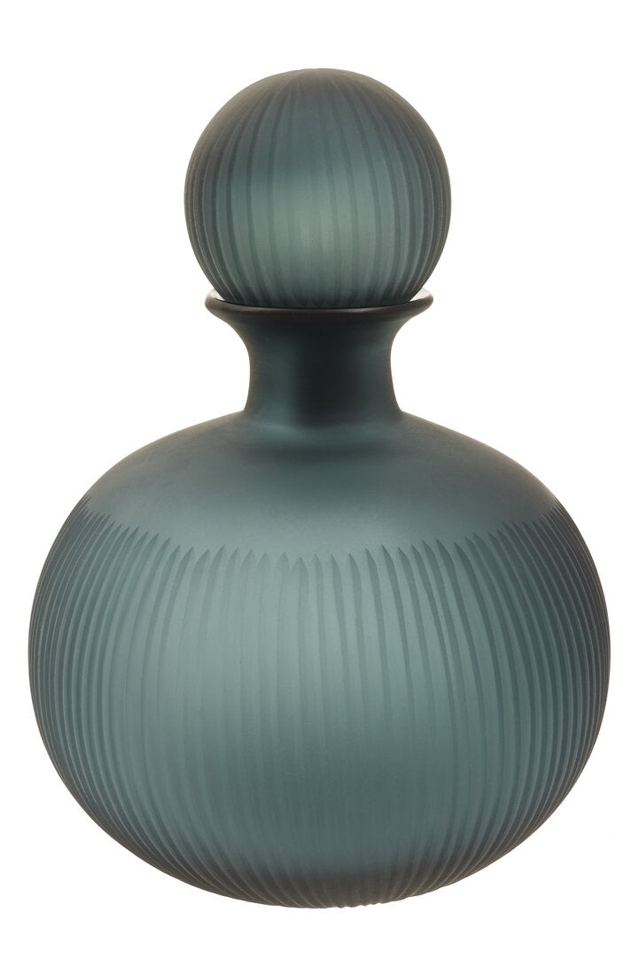 Leora Blue Bottle Vase - Small