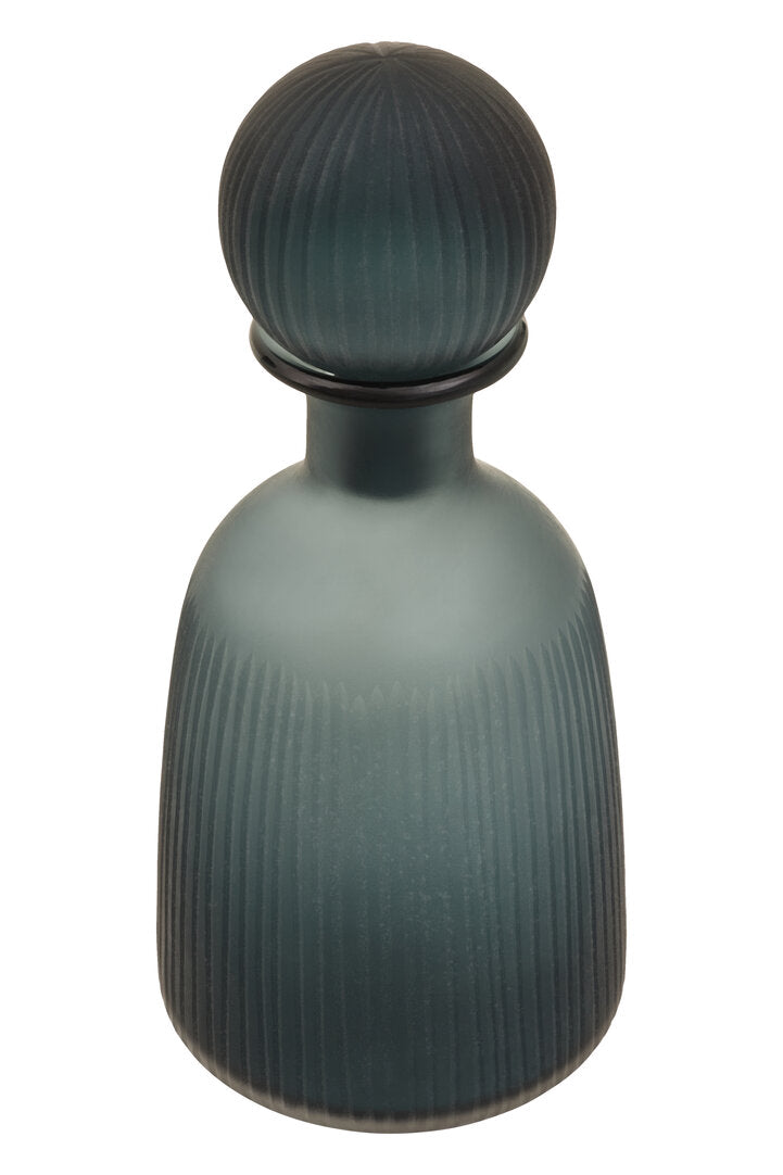 Leora Blue Bottle Vase - Medium