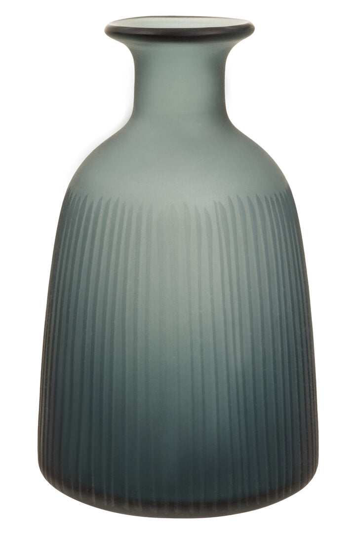 Leora Blue Bottle Vase - Medium