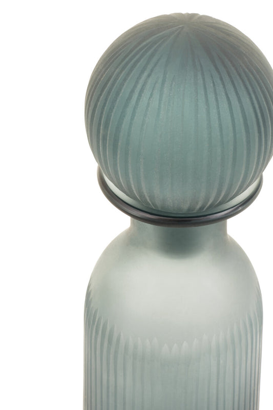 Leora Blue Bottle Vase - Large